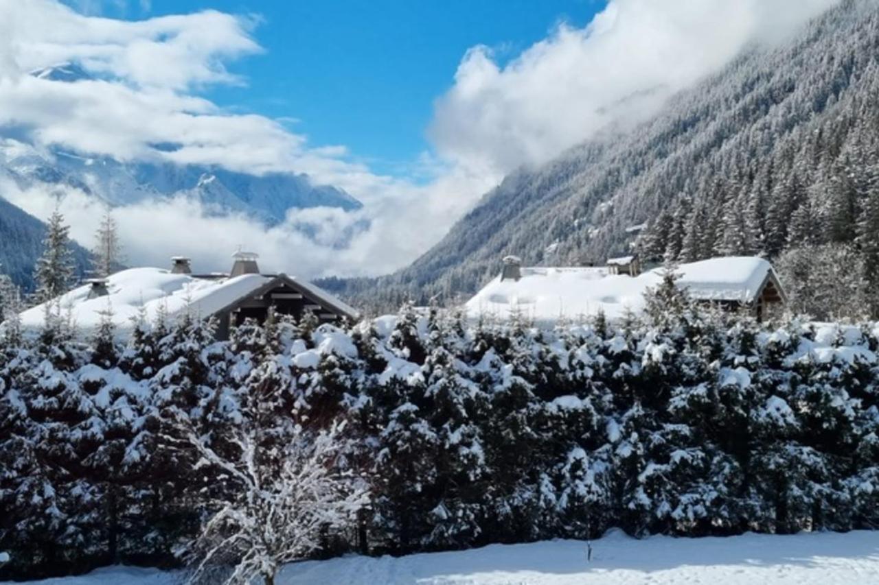 Charming Apt With Swimming Pool In Argentiere Chamonix Exterior photo