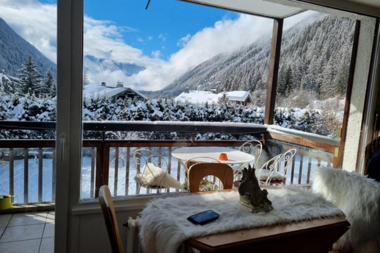 Charming Apt With Swimming Pool In Argentiere Chamonix Exterior photo